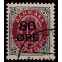 80-øres provisorier. 80/12 øre.